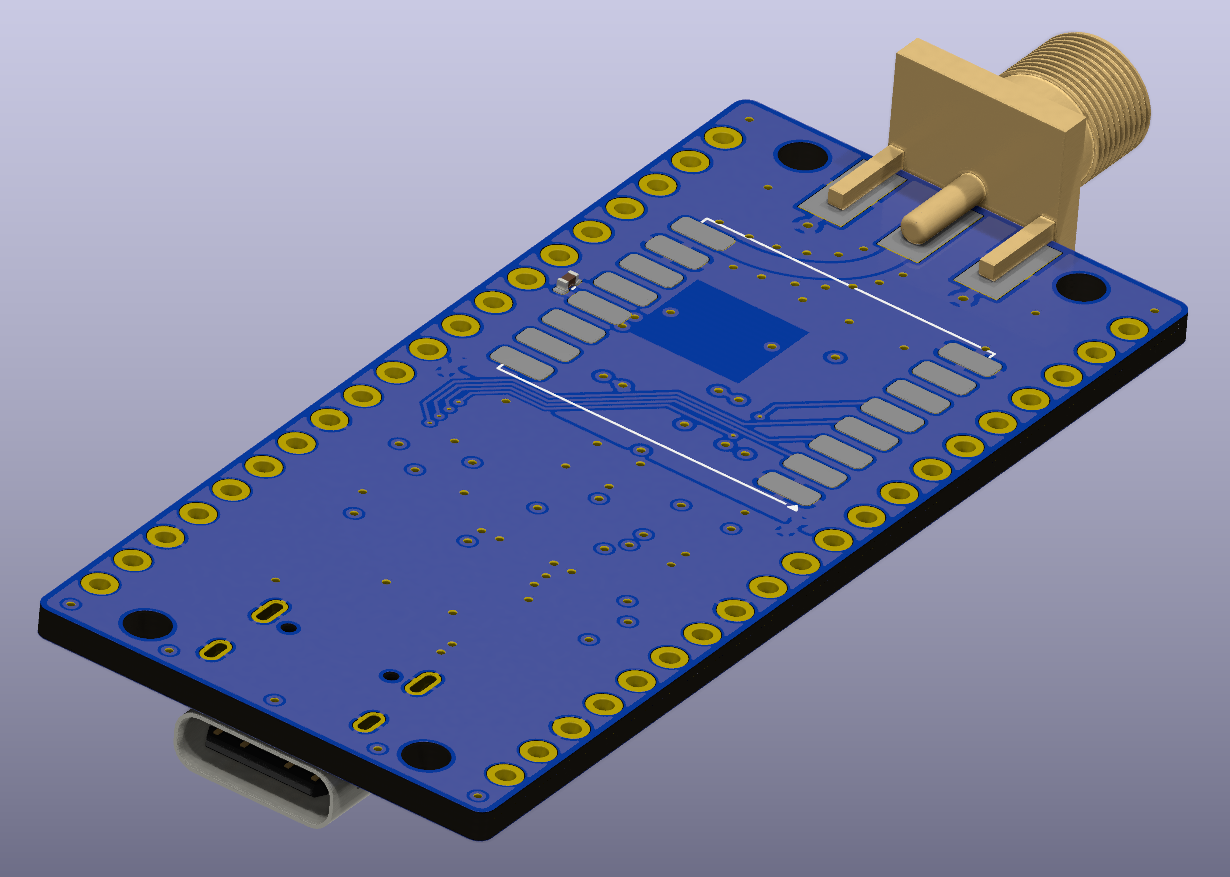 RP2040-MiniPill-LoRa-bottom